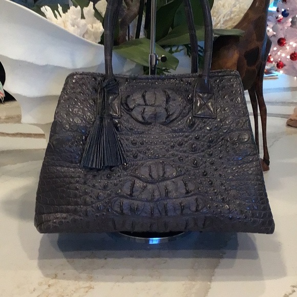 Absolutely impeccable Crocodile skin purse designed by artisan,made in Thailand💞 - Picture 3 of 10